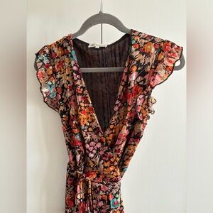 Maxi summer wrap dress